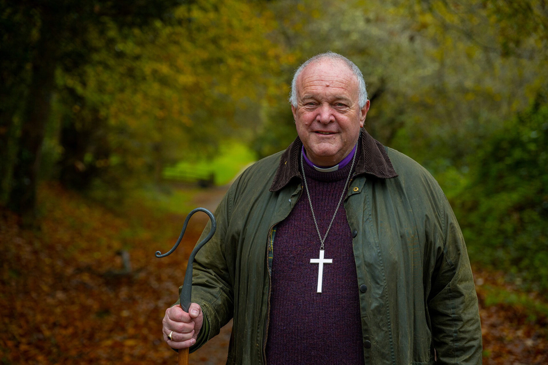 David Williams photographed outdoors for the Bishop of Truro announcement
