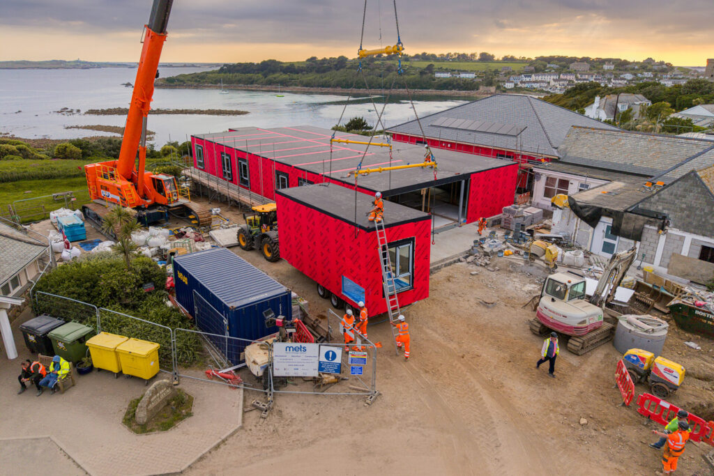 St Mary’s Hospital modular extension photographed by Paul Richards